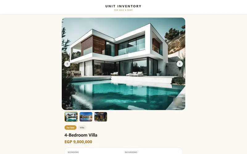 Property inventory & WhatsApp sharing tool, screen 3